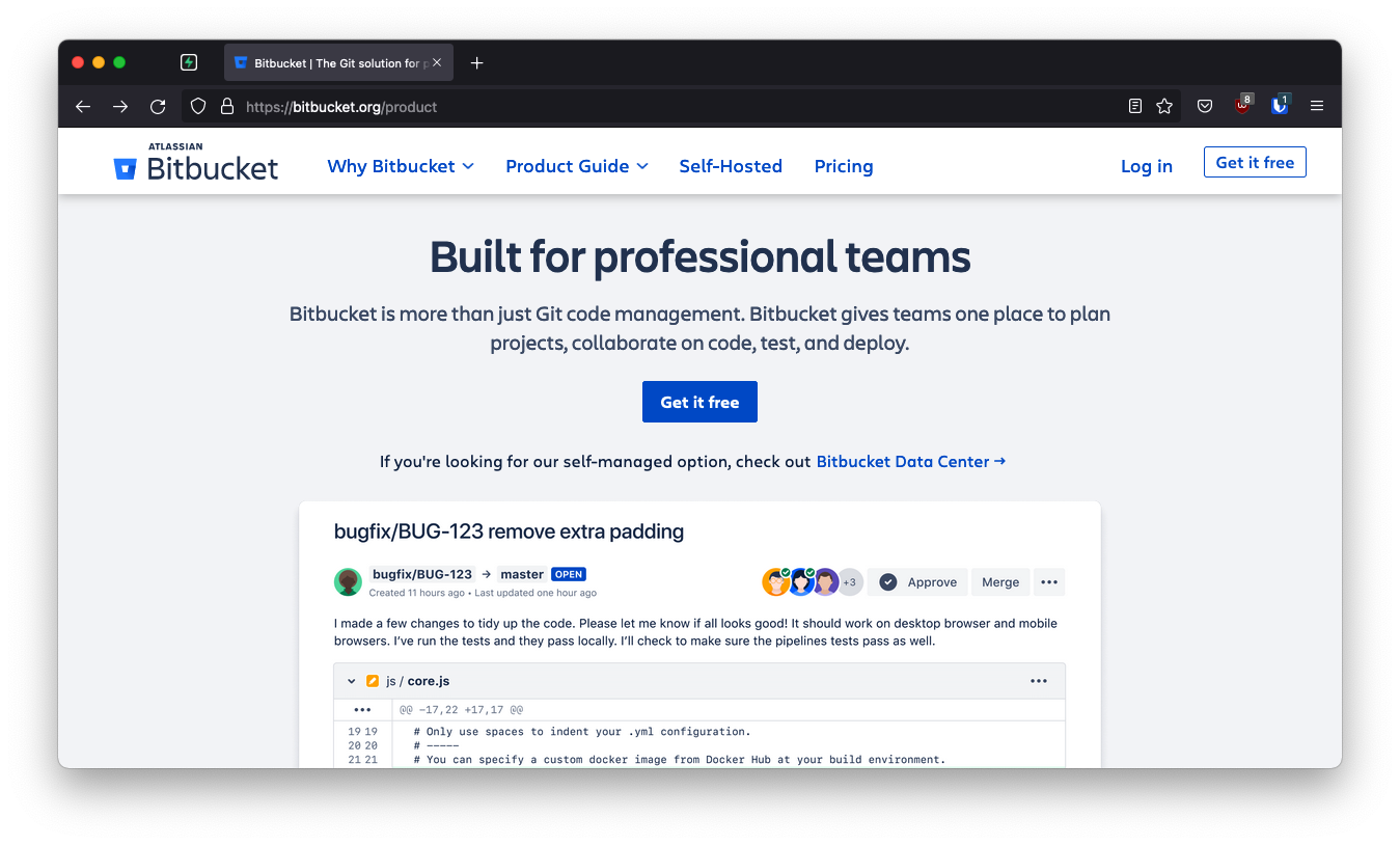 Bitbucket 开发者门户
