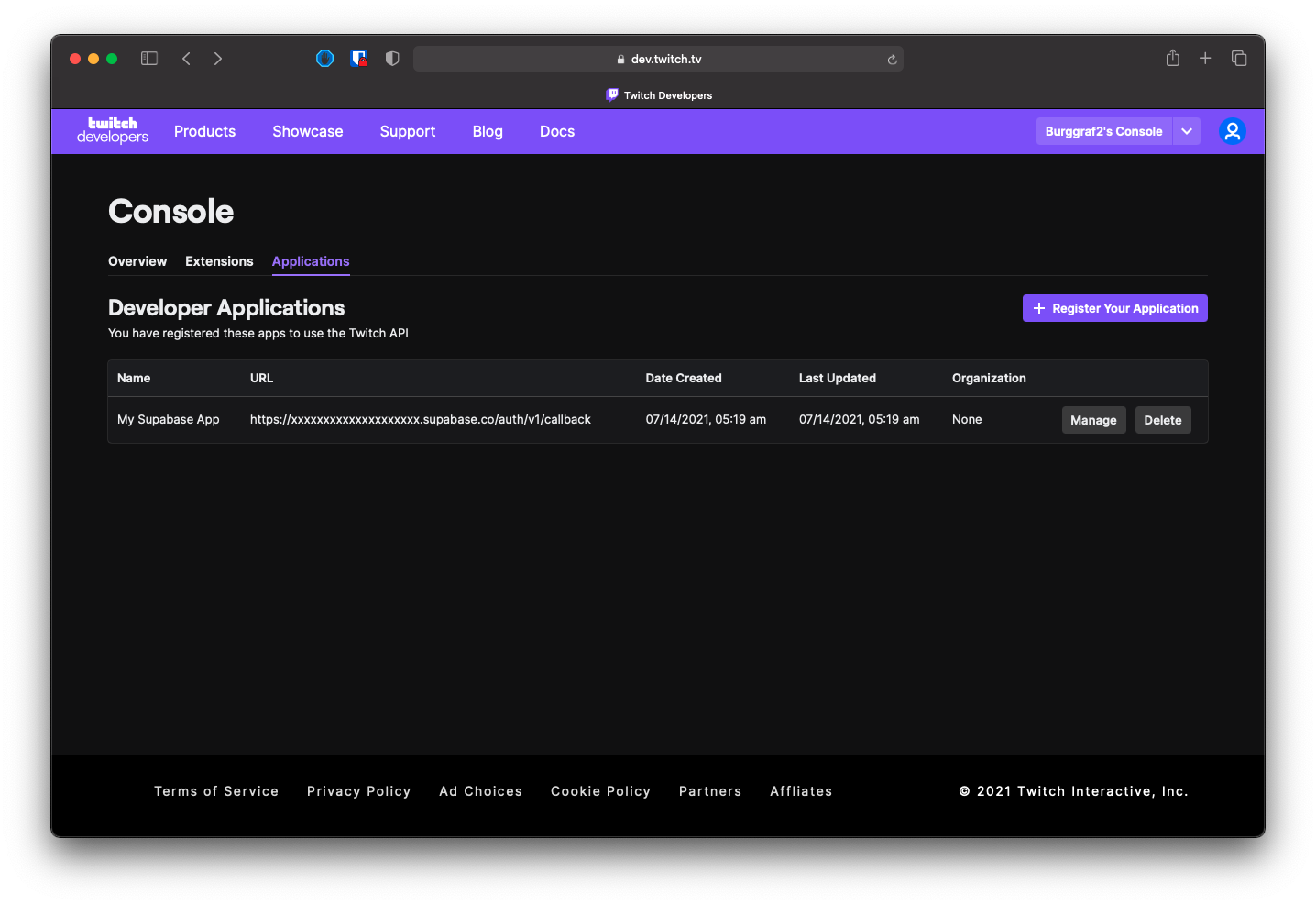 Twitch应用列表